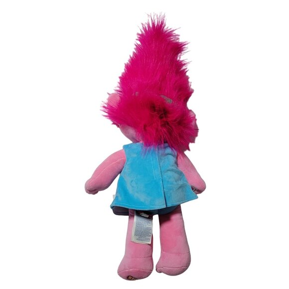Build a Bear Trolls Poppy 21 inch Plush Blue Dress Dreamworks Stuffed Animal Toy - Picture 2 of 12